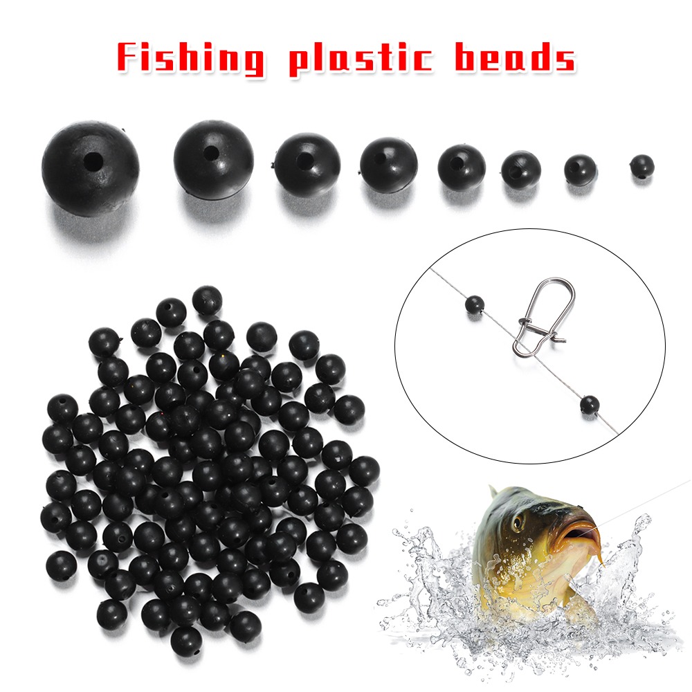 Fishing Lure Accessories - 100 adet/grup balıkçılık boncuk uzay stoper