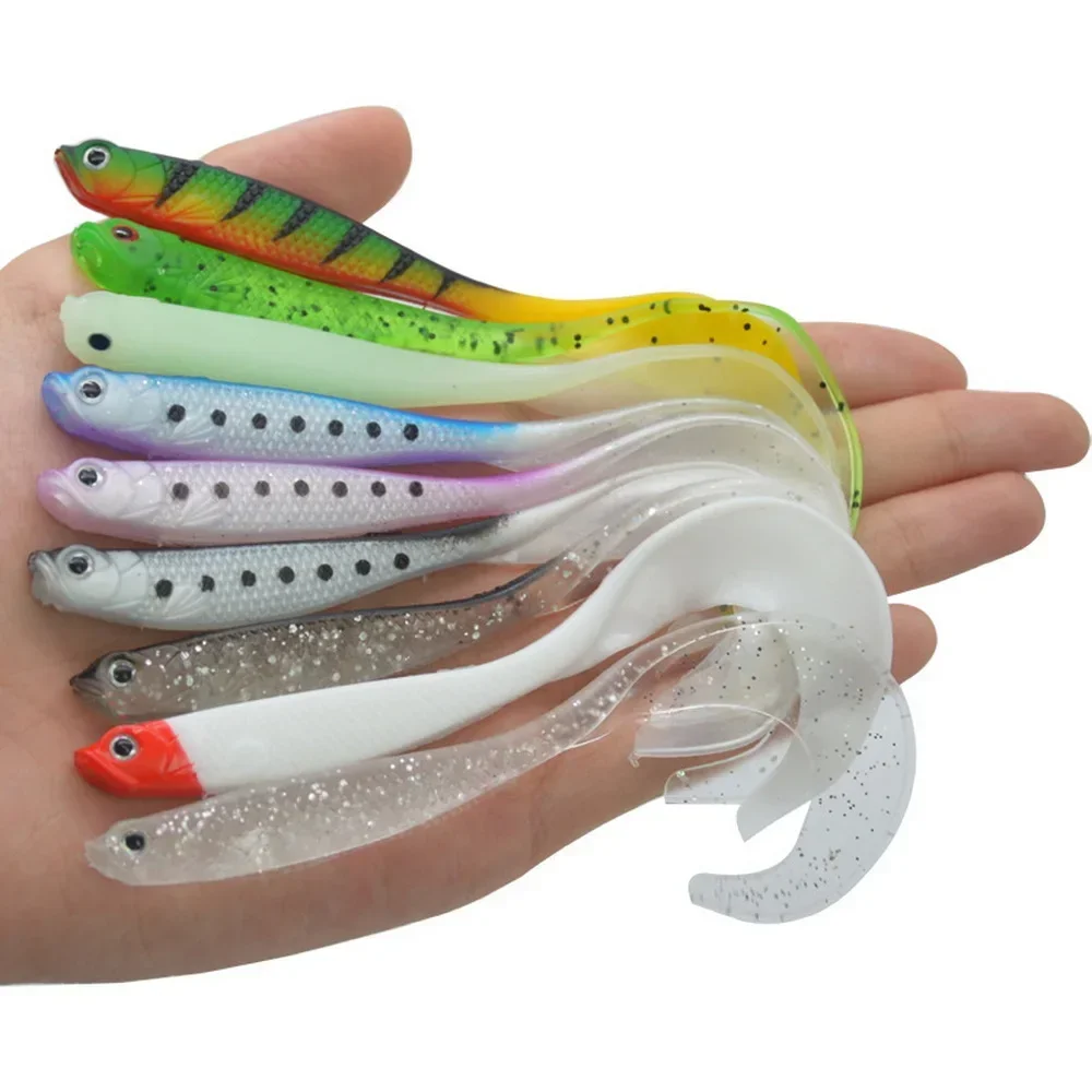 Fishing Lure Spinnerbait - Balıkçılık Cazibesi 125mm Swimbait Shad T-Kuyruk