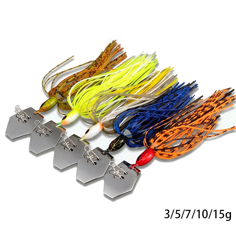 Fishing Lure Buzzbait - 6 adet Spinnerbait Balıkçılık Yemi, Tel