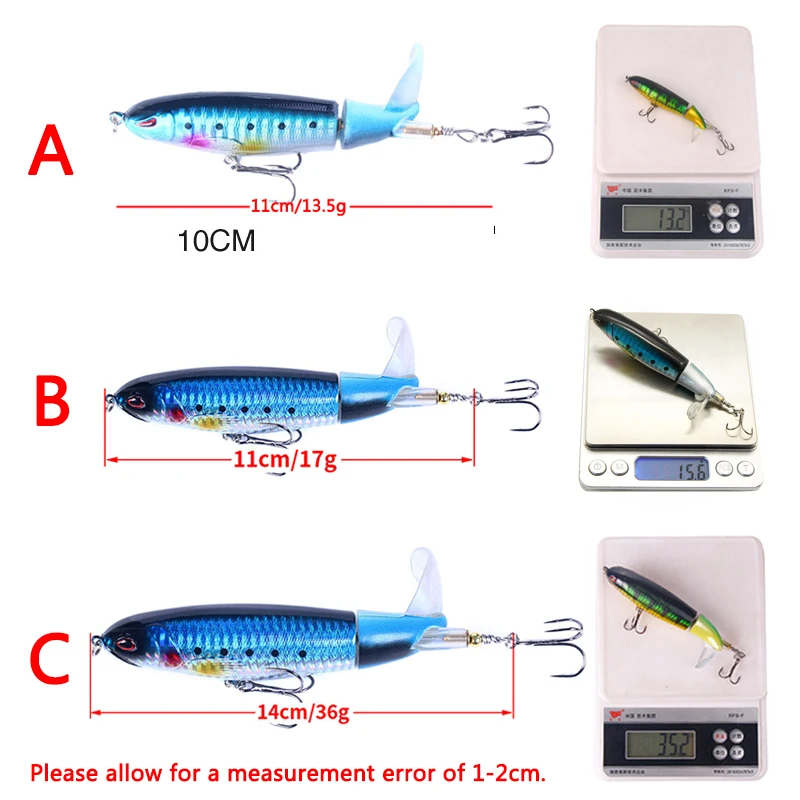 10 adet Popper Balıkçılık Cazi - Fishing Lure Accessories incelemesi ve fiyatı
