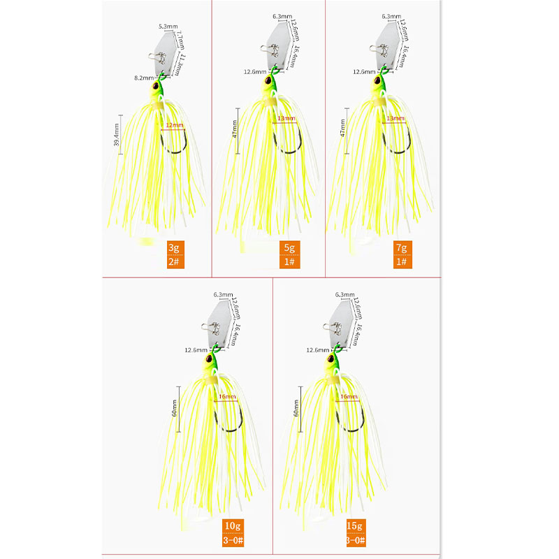 6 adet Spinnerbait Balıkçılık  - Fishing Lure Buzzbait incelemesi ve fiyatı