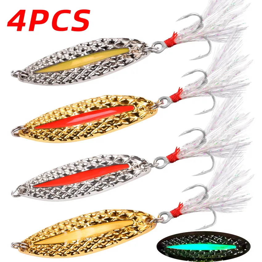 4 adet Aydınlık Metal Balıkçıl - Fishing Lure Spinnerbait incelemesi ve fiyatı